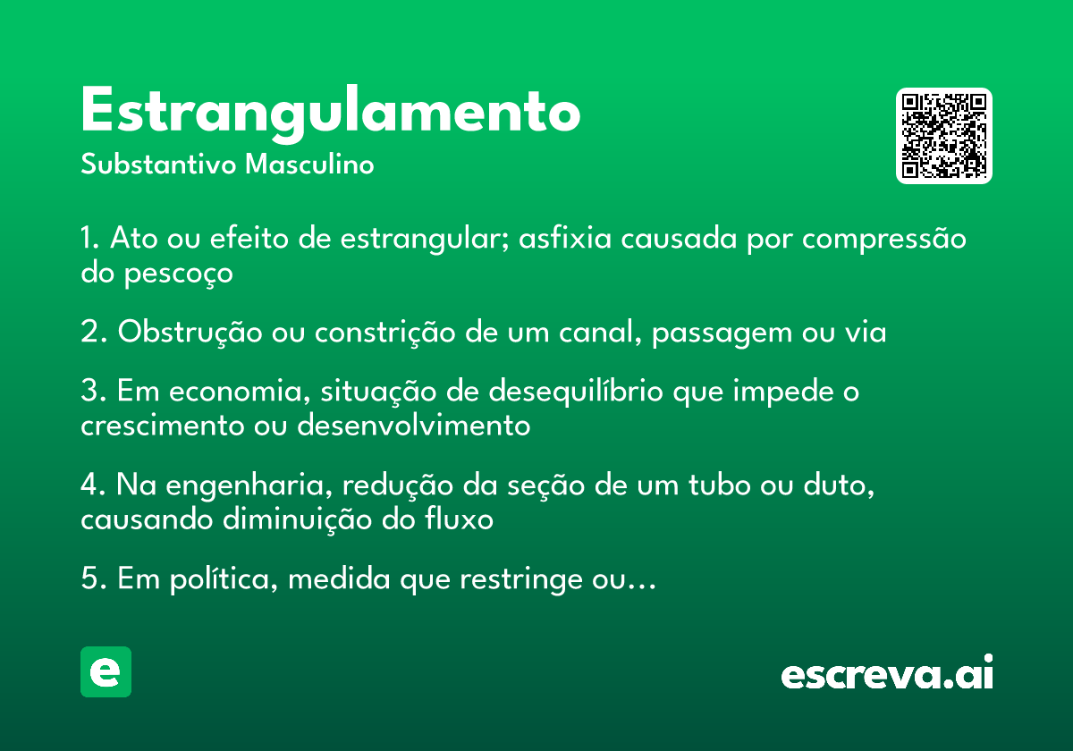 estrangulamento