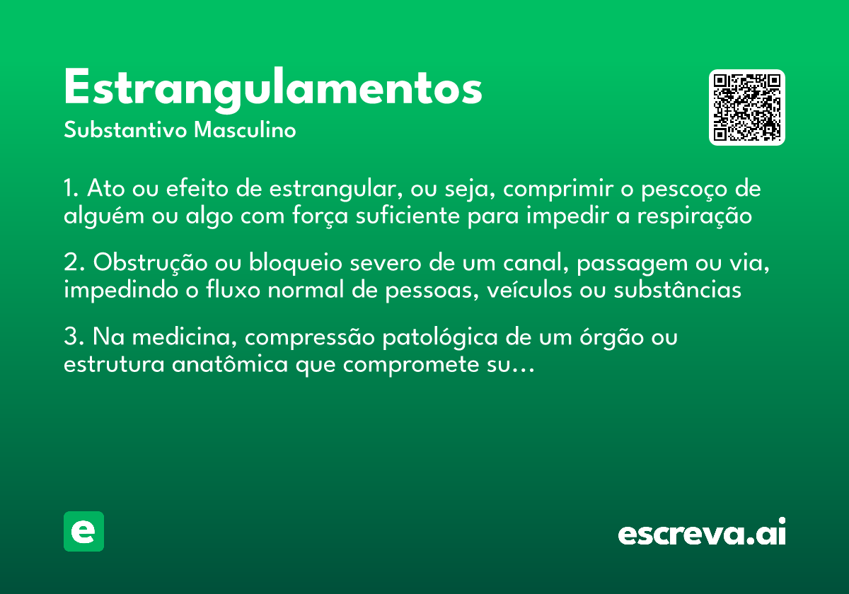 estrangulamentos