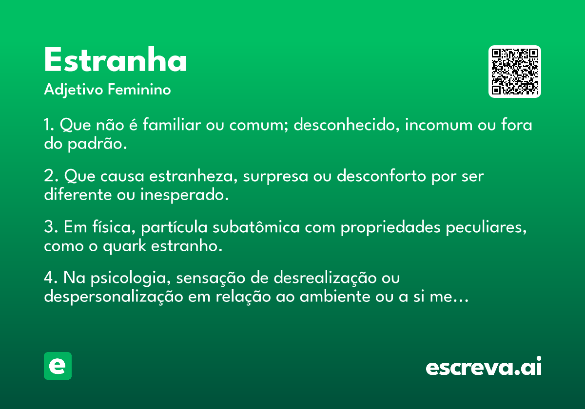 estranha