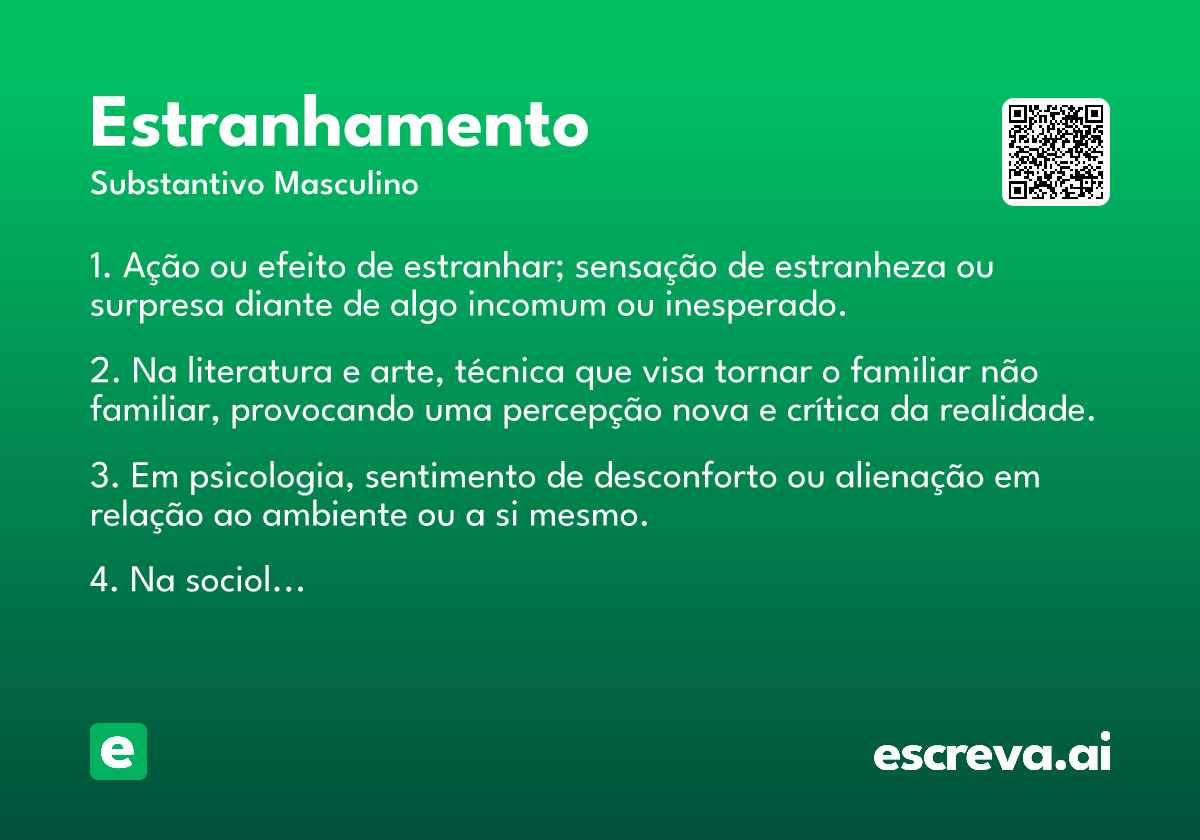 estranhamento