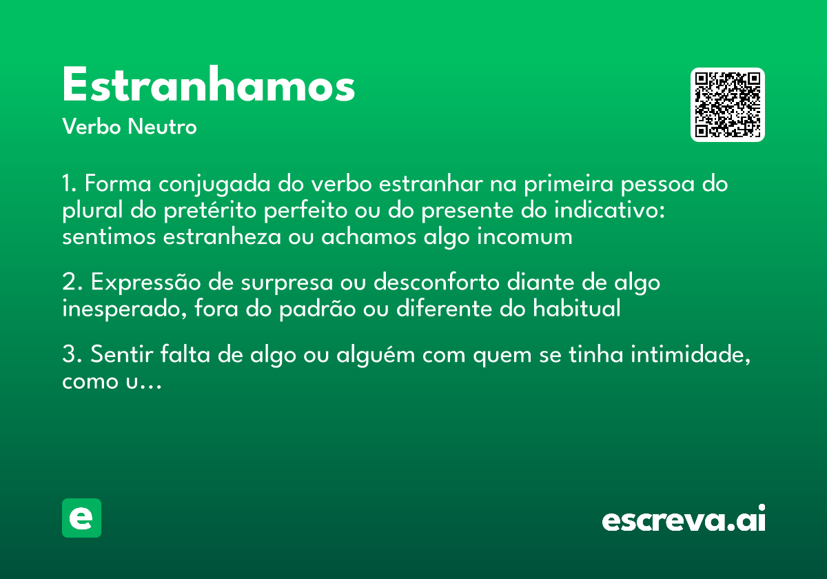 estranhamos