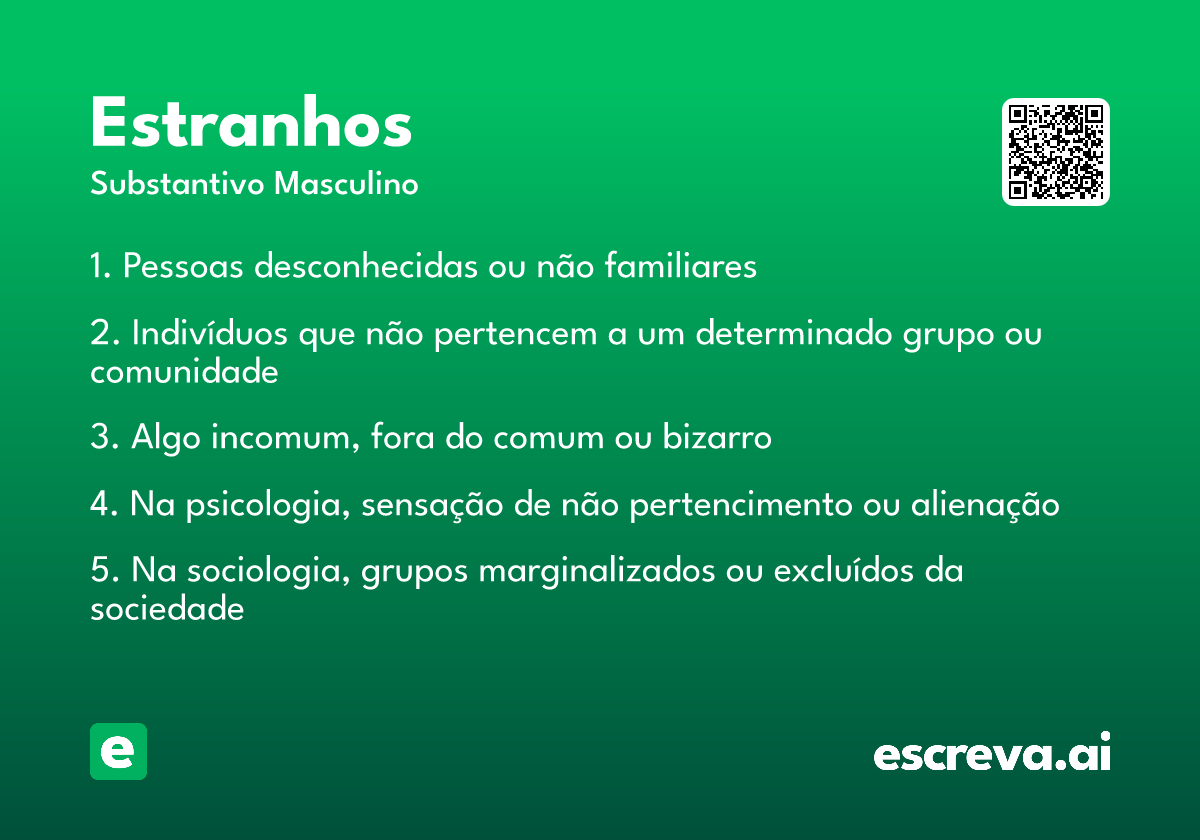 estranhos