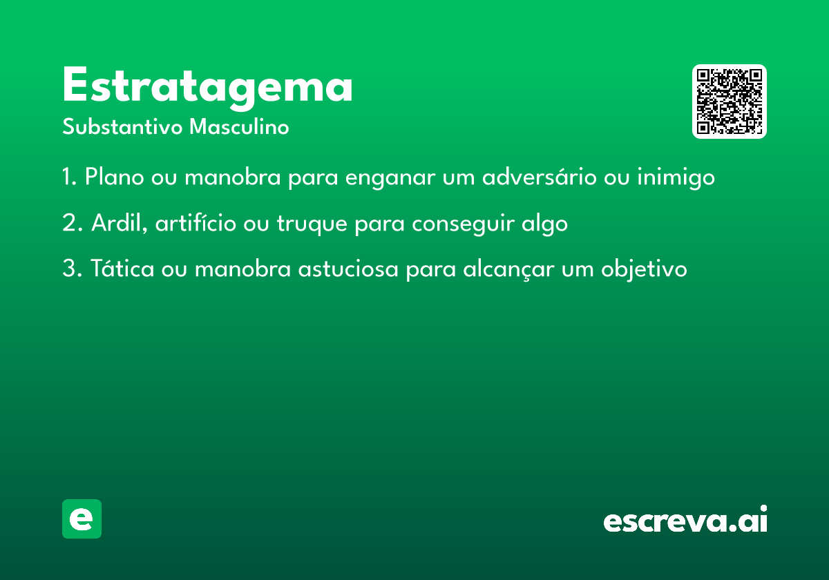 estratagema