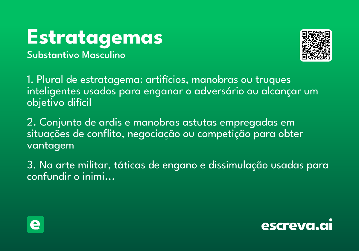 estratagemas