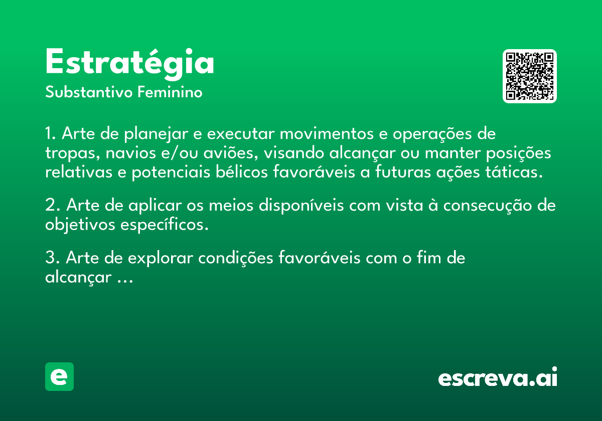 estratégia