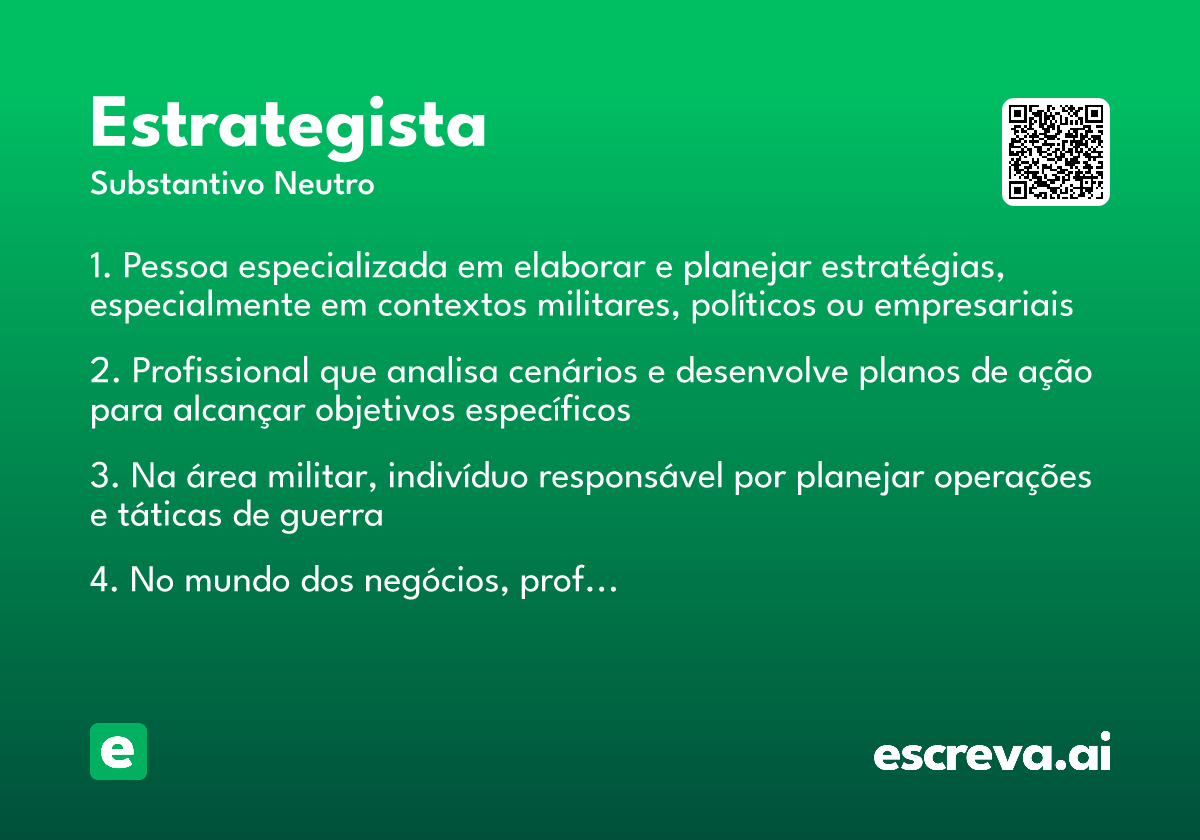 estrategista