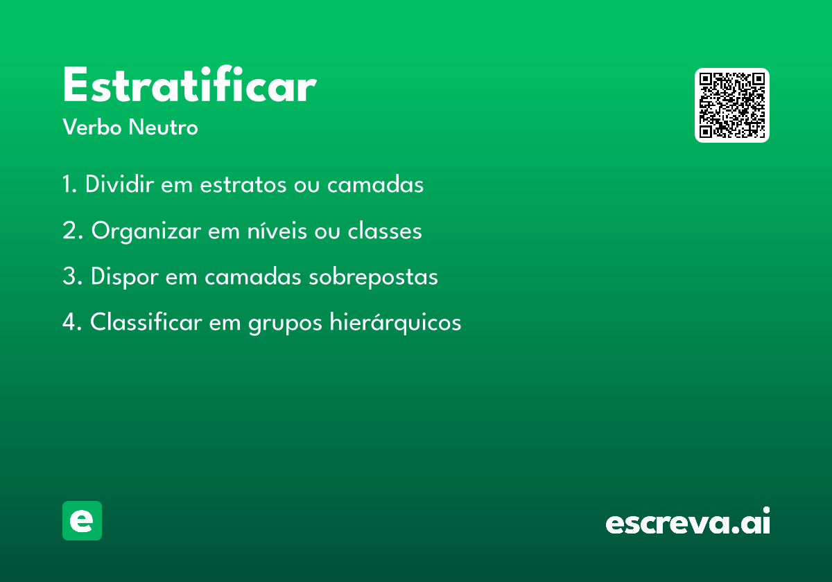 estratificar
