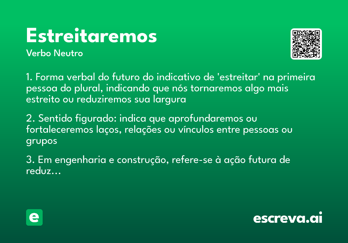 estreitaremos