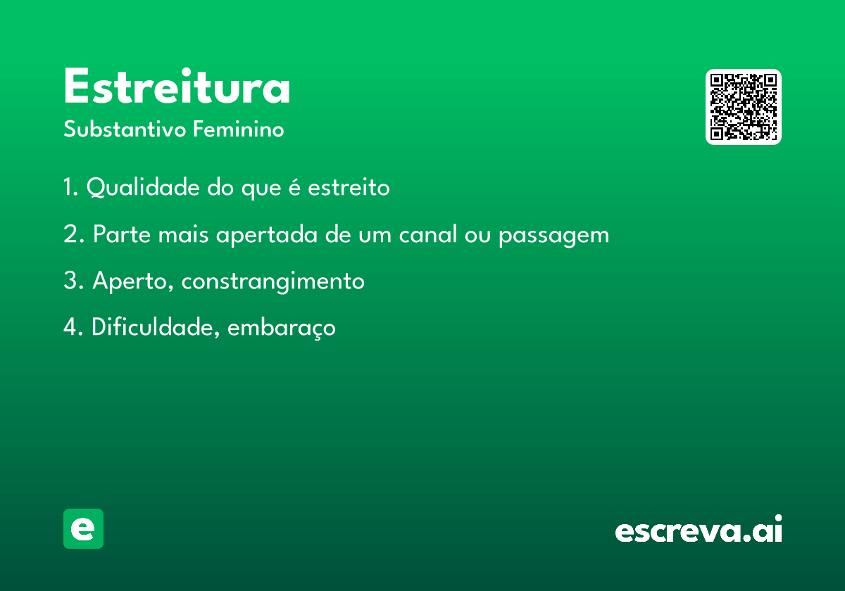 estreitura
