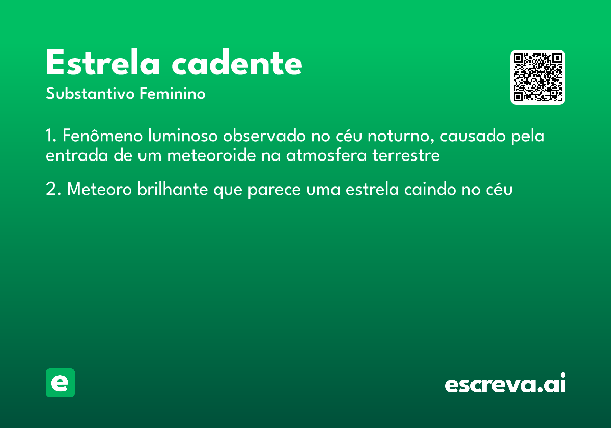 estrela cadente