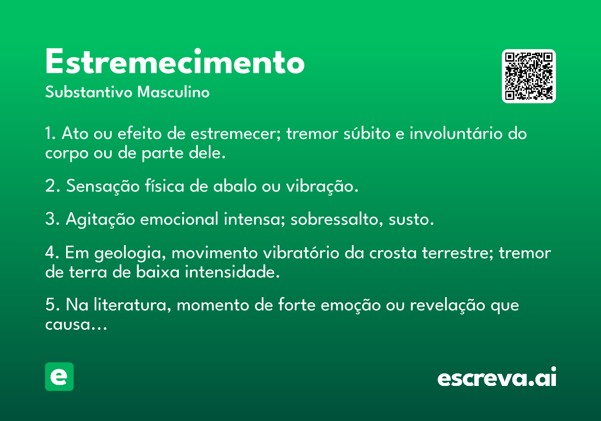 estremecimento