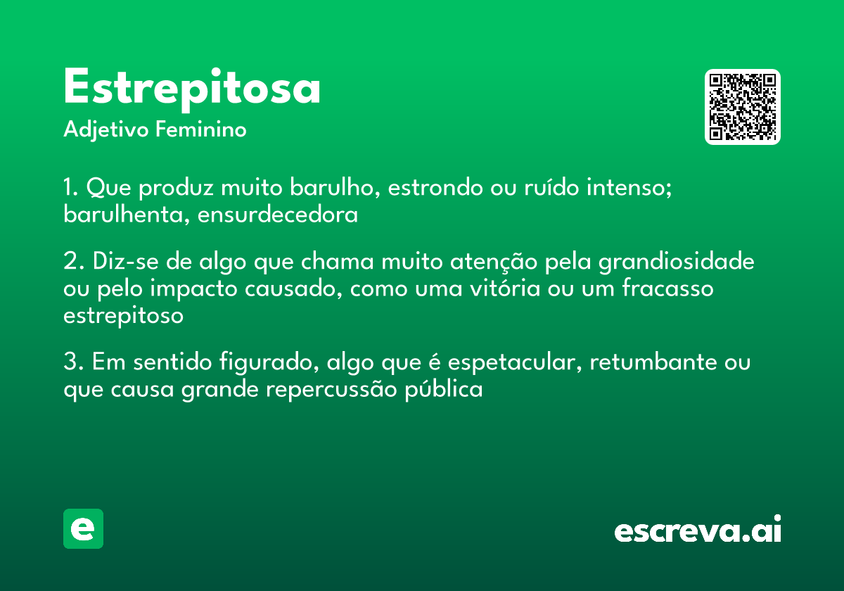 estrepitosa