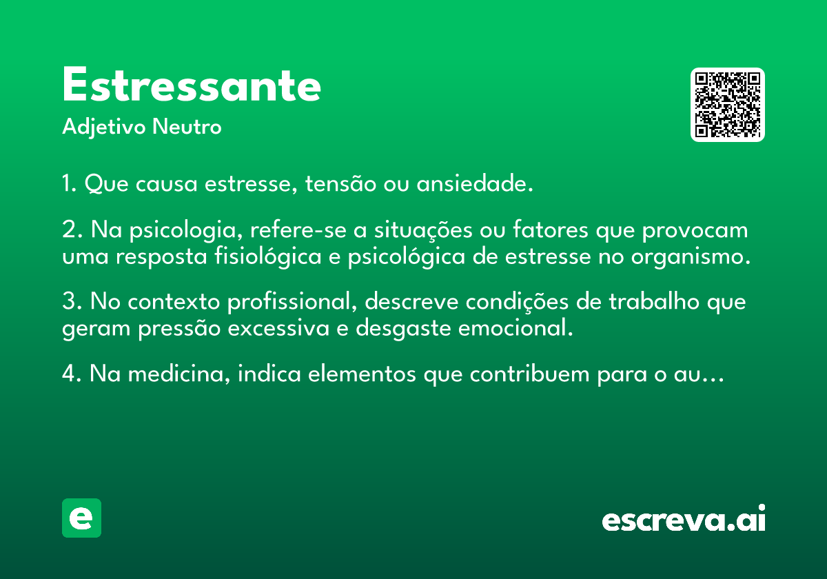estressante