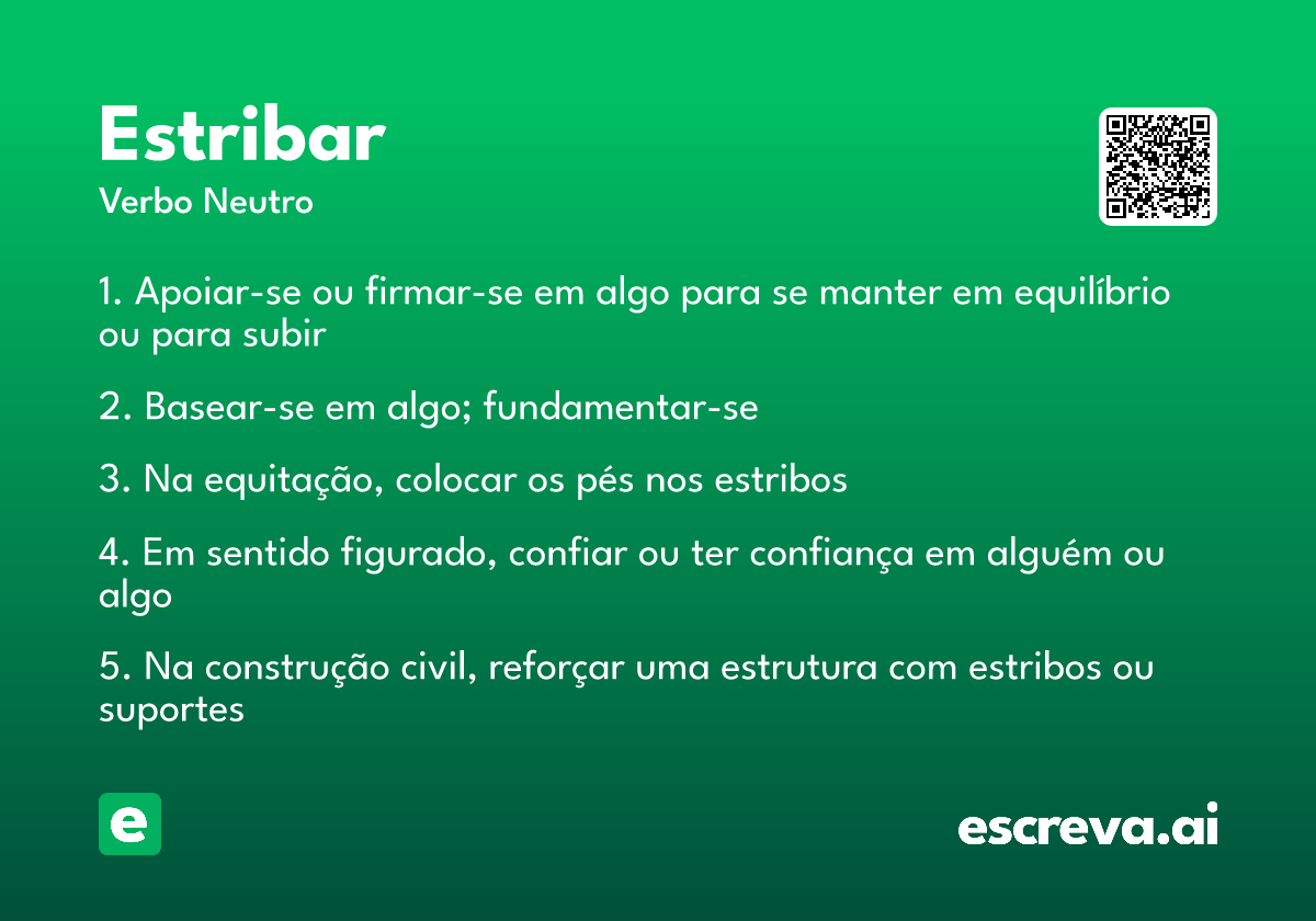 estribar