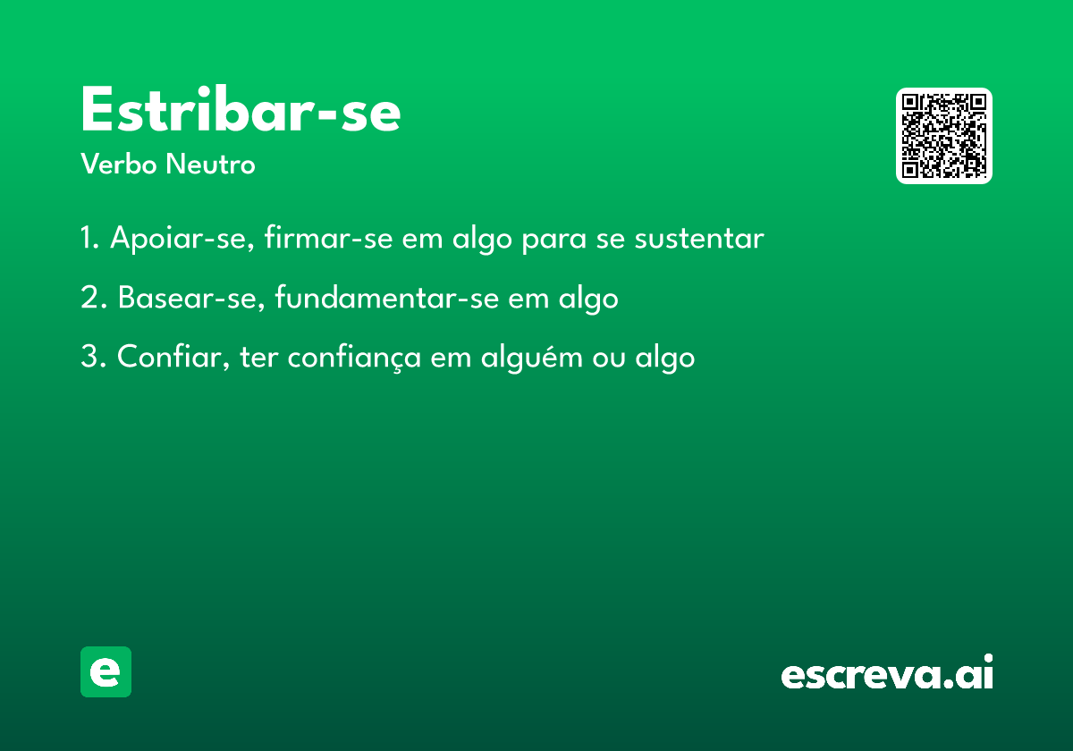 estribar-se