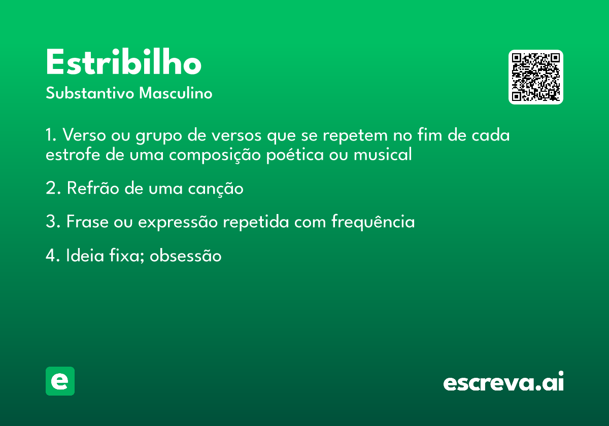 estribilho