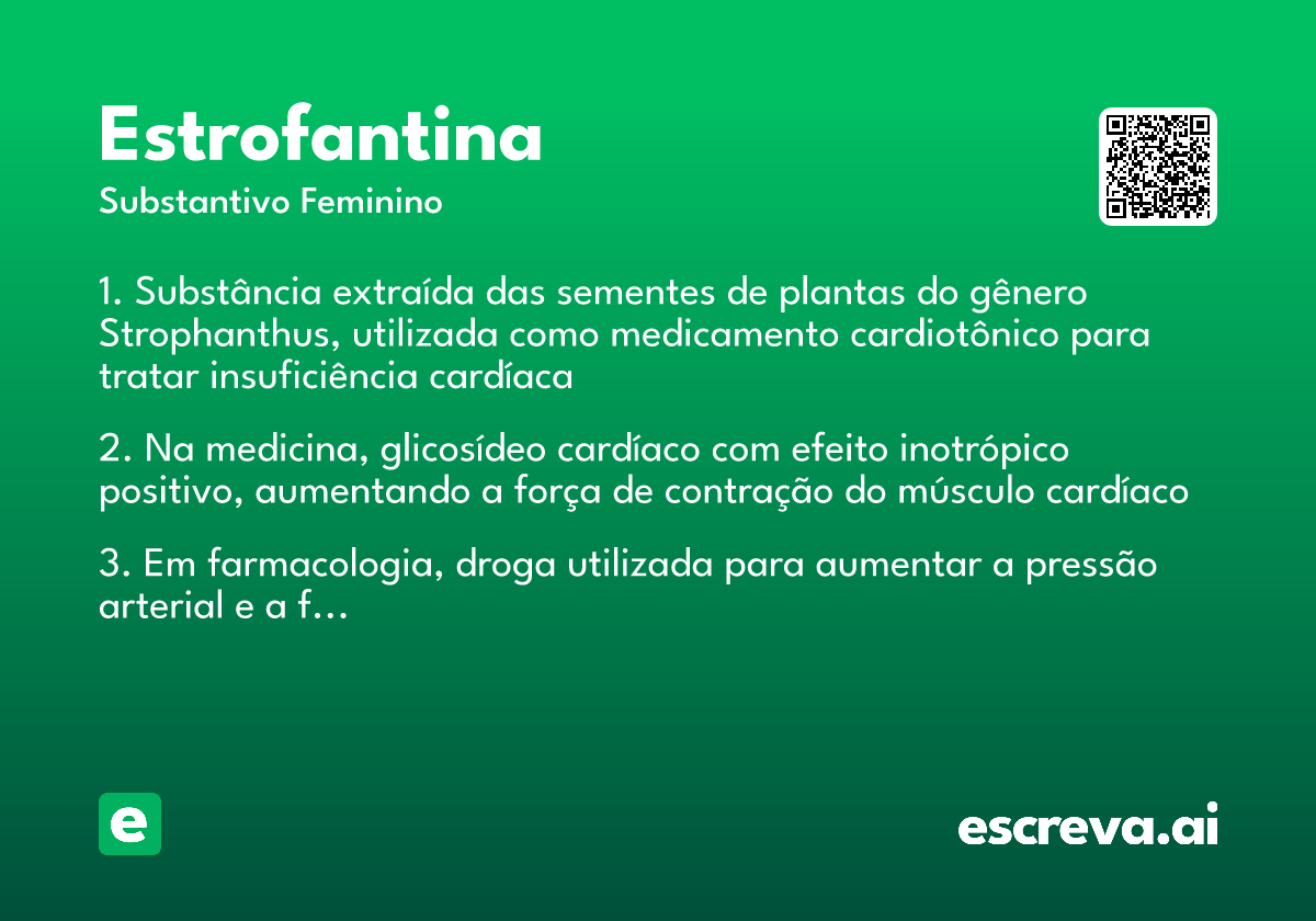 estrofantina