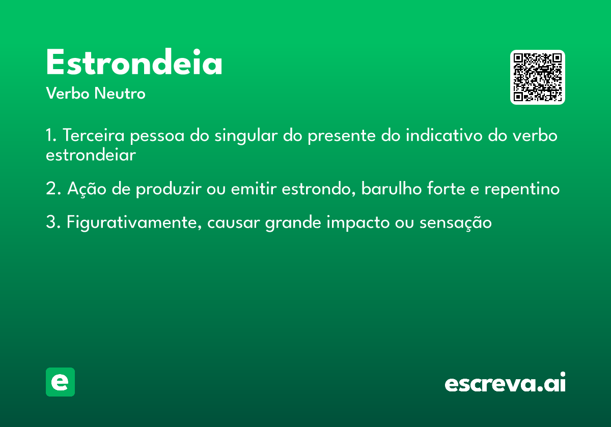 estrondeia