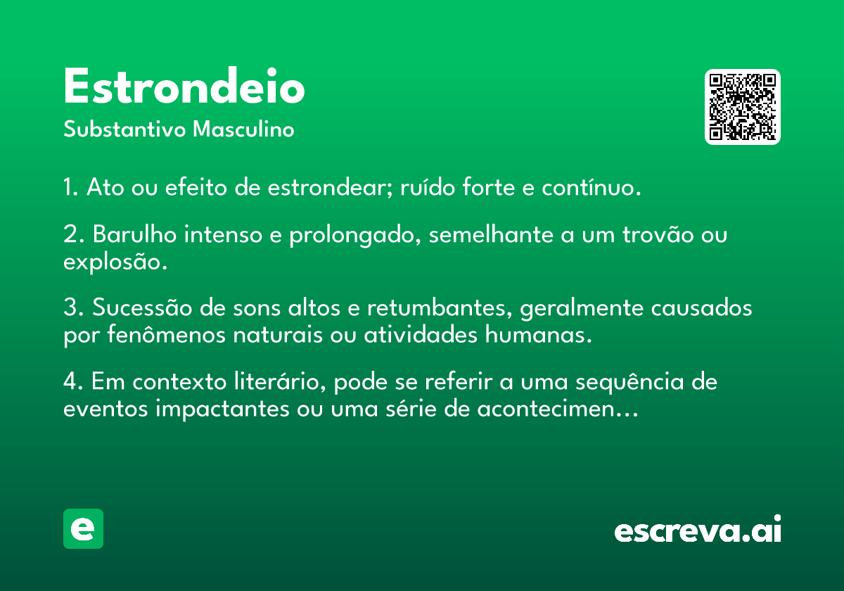 estrondeio