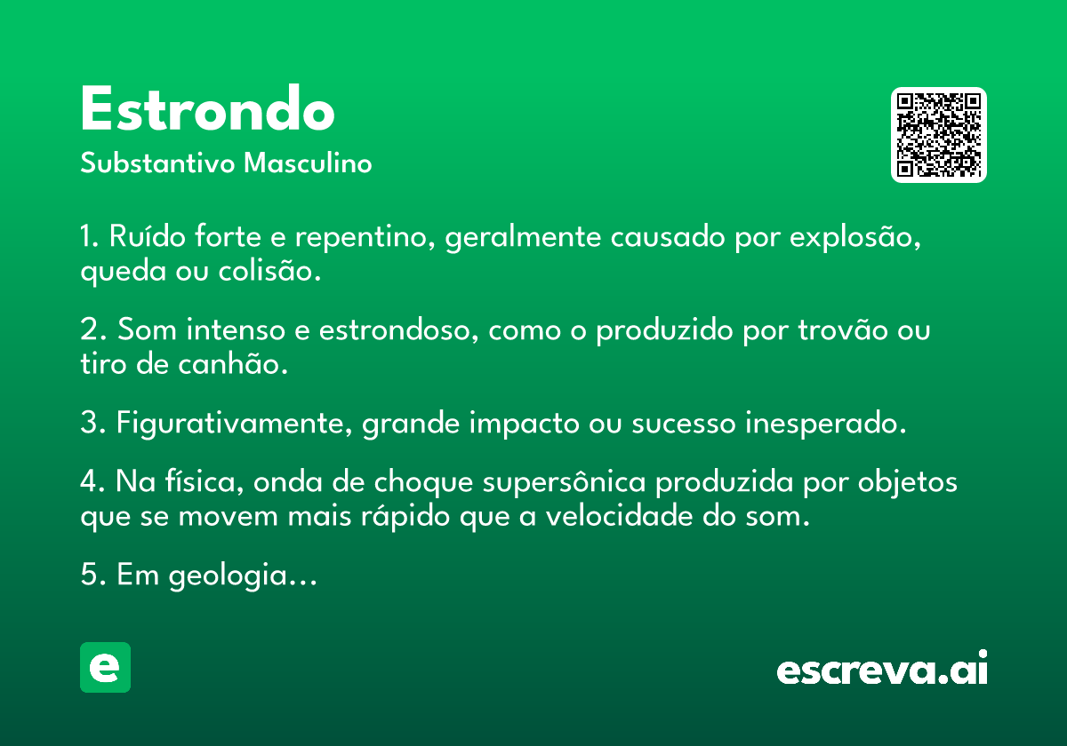 estrondo