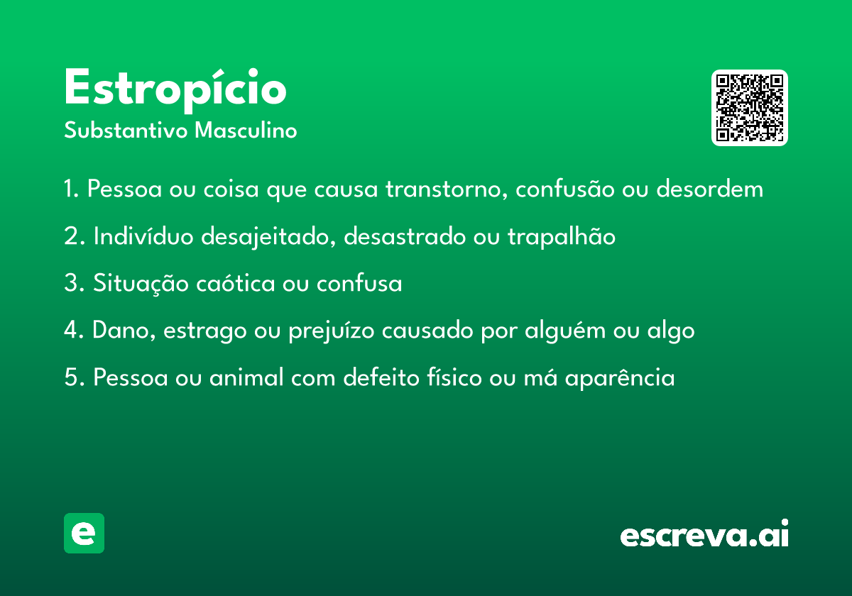 estropício