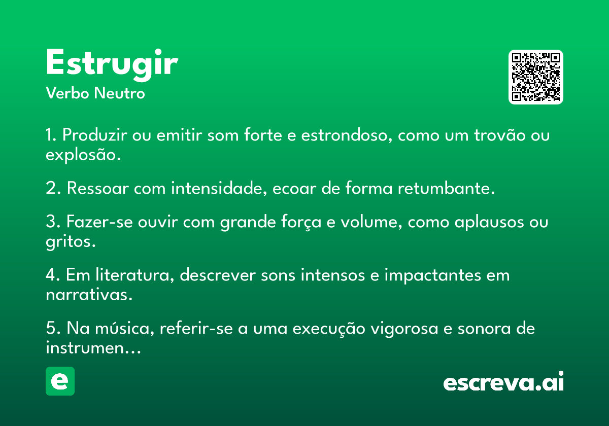 estrugir