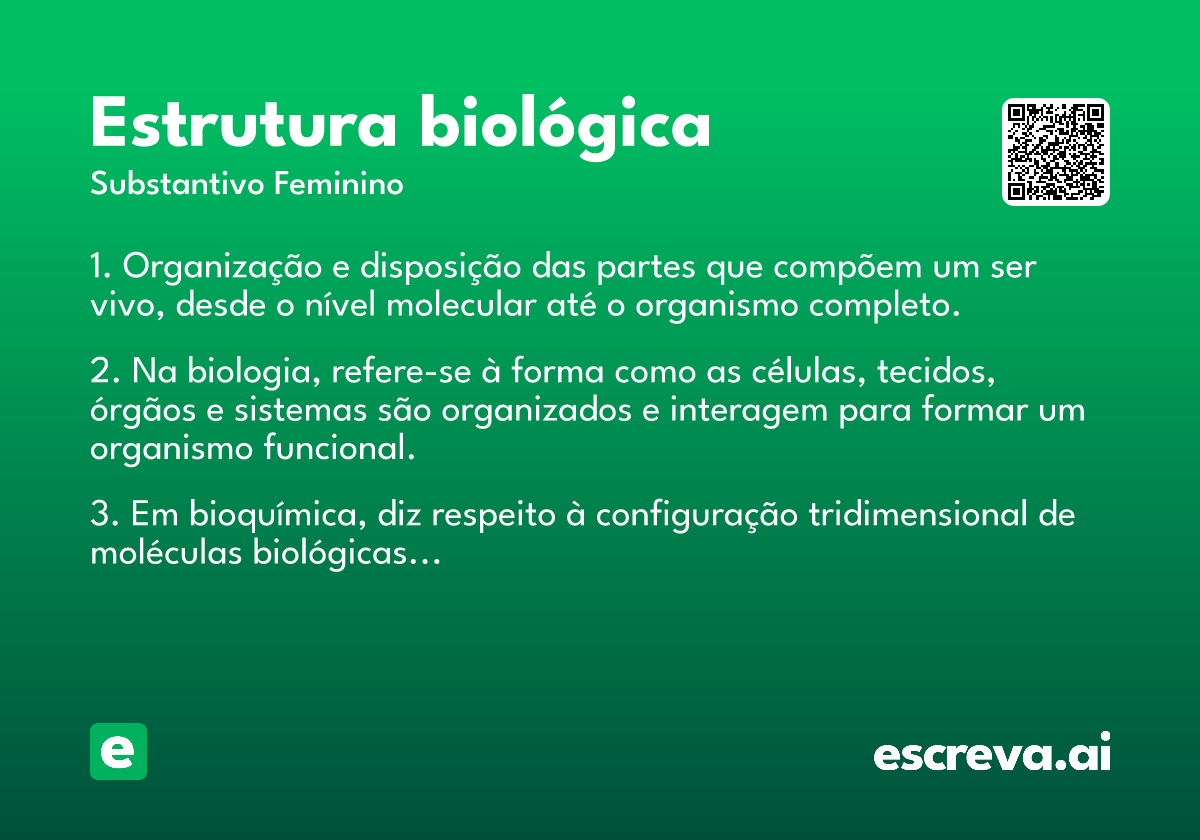 estrutura biológica