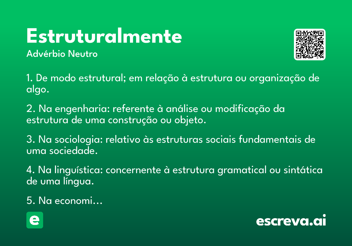 estruturalmente