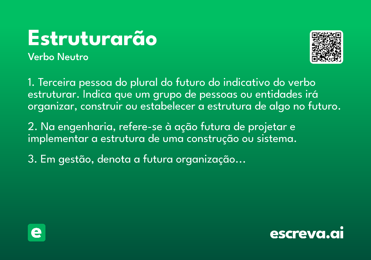 estruturarão