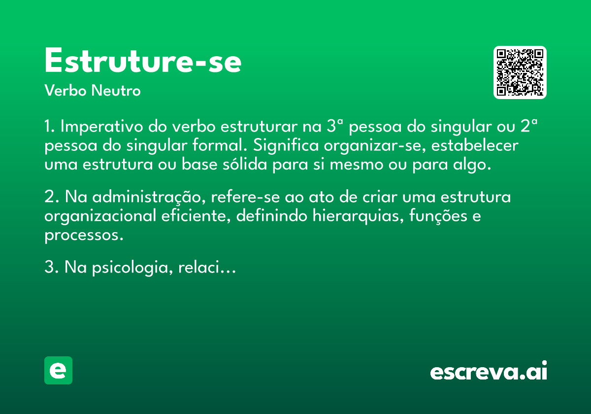 estruture-se