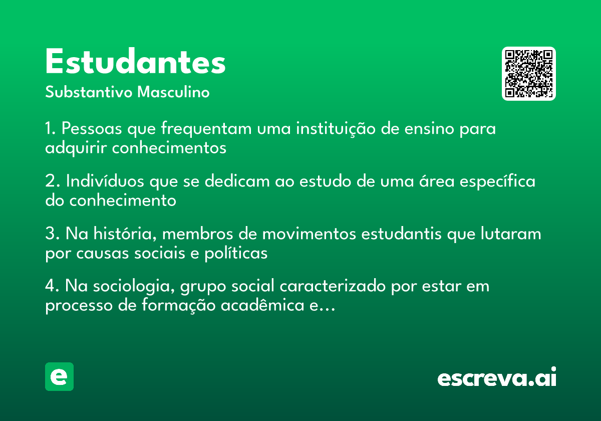 estudantes