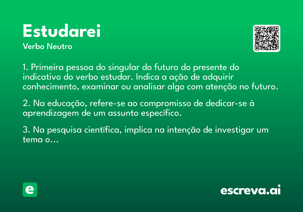 estudarei