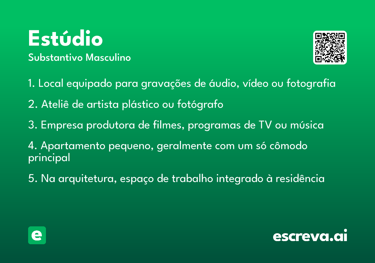estúdio