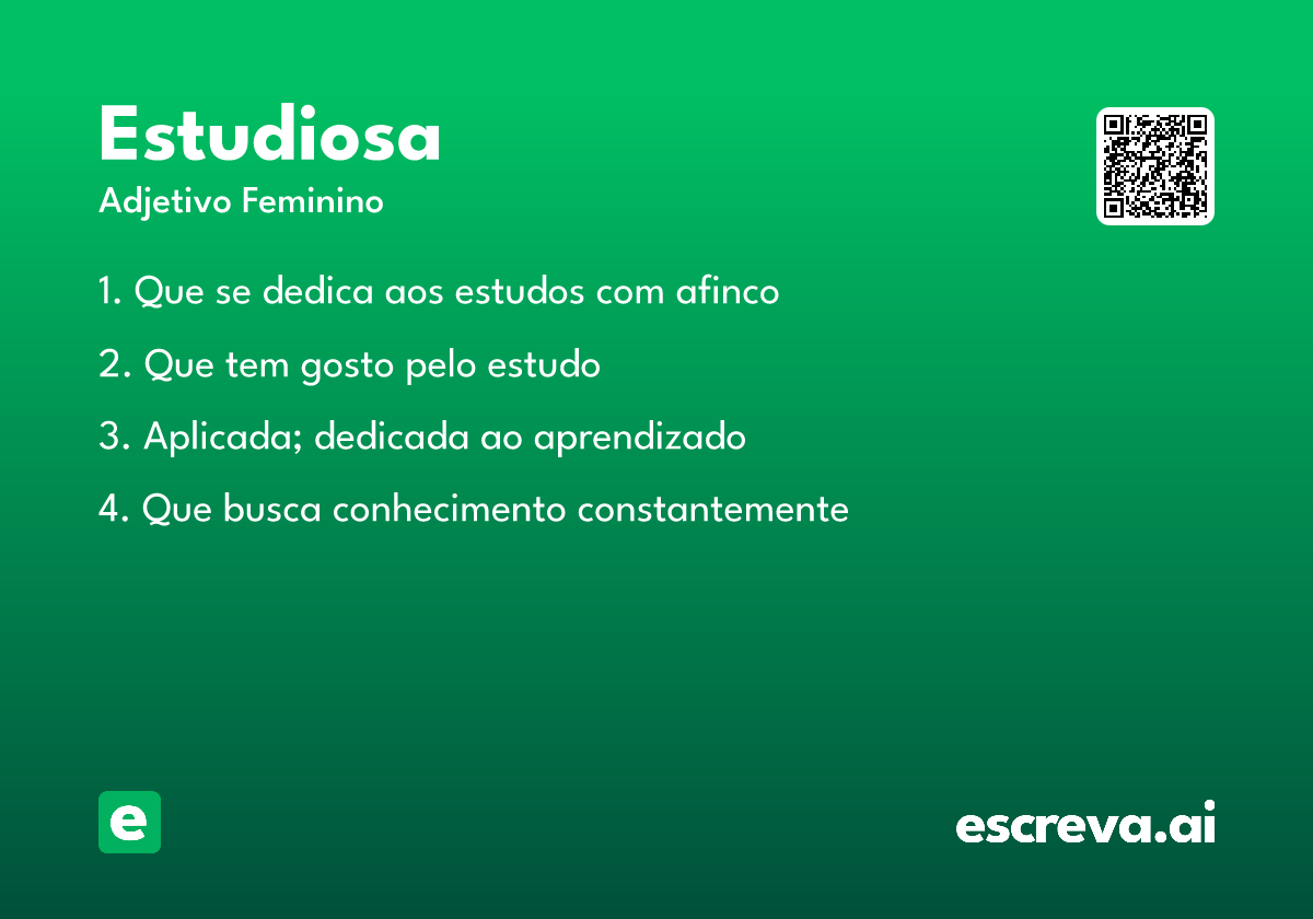 estudiosa