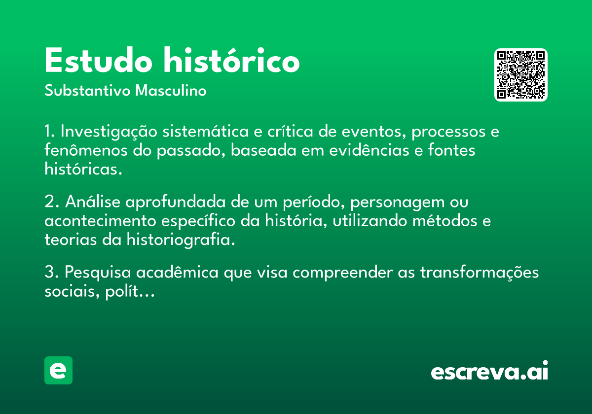 estudo histórico