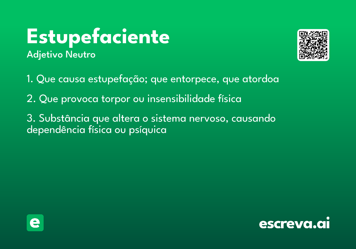 estupefaciente