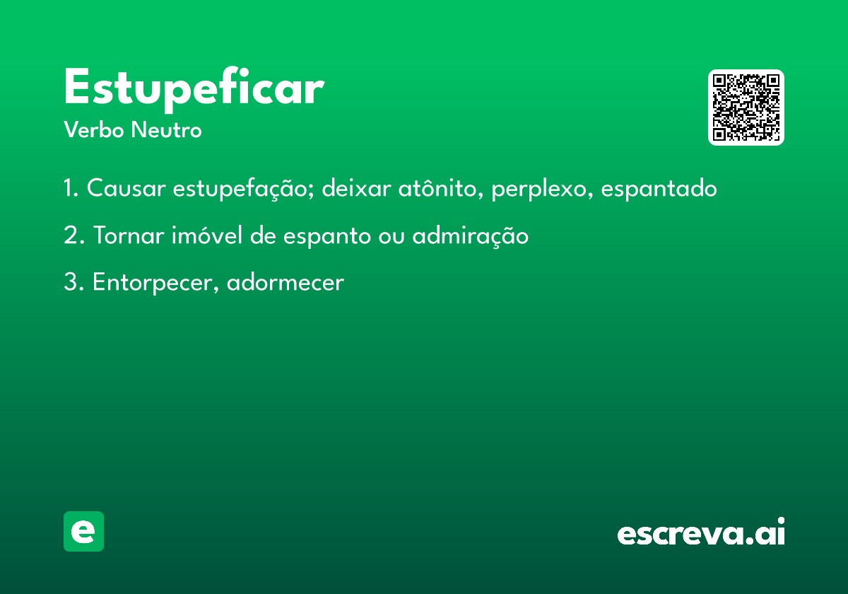 estupeficar