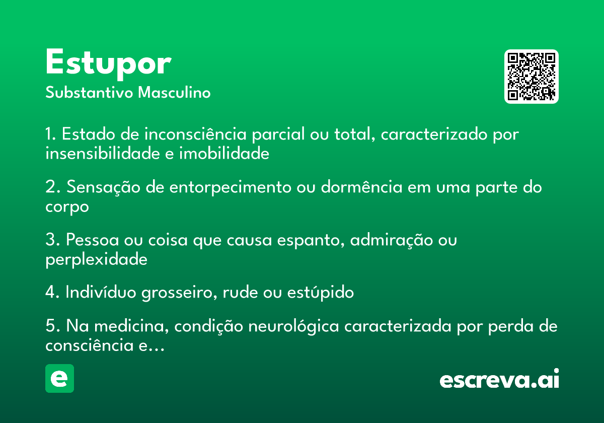 estupor
