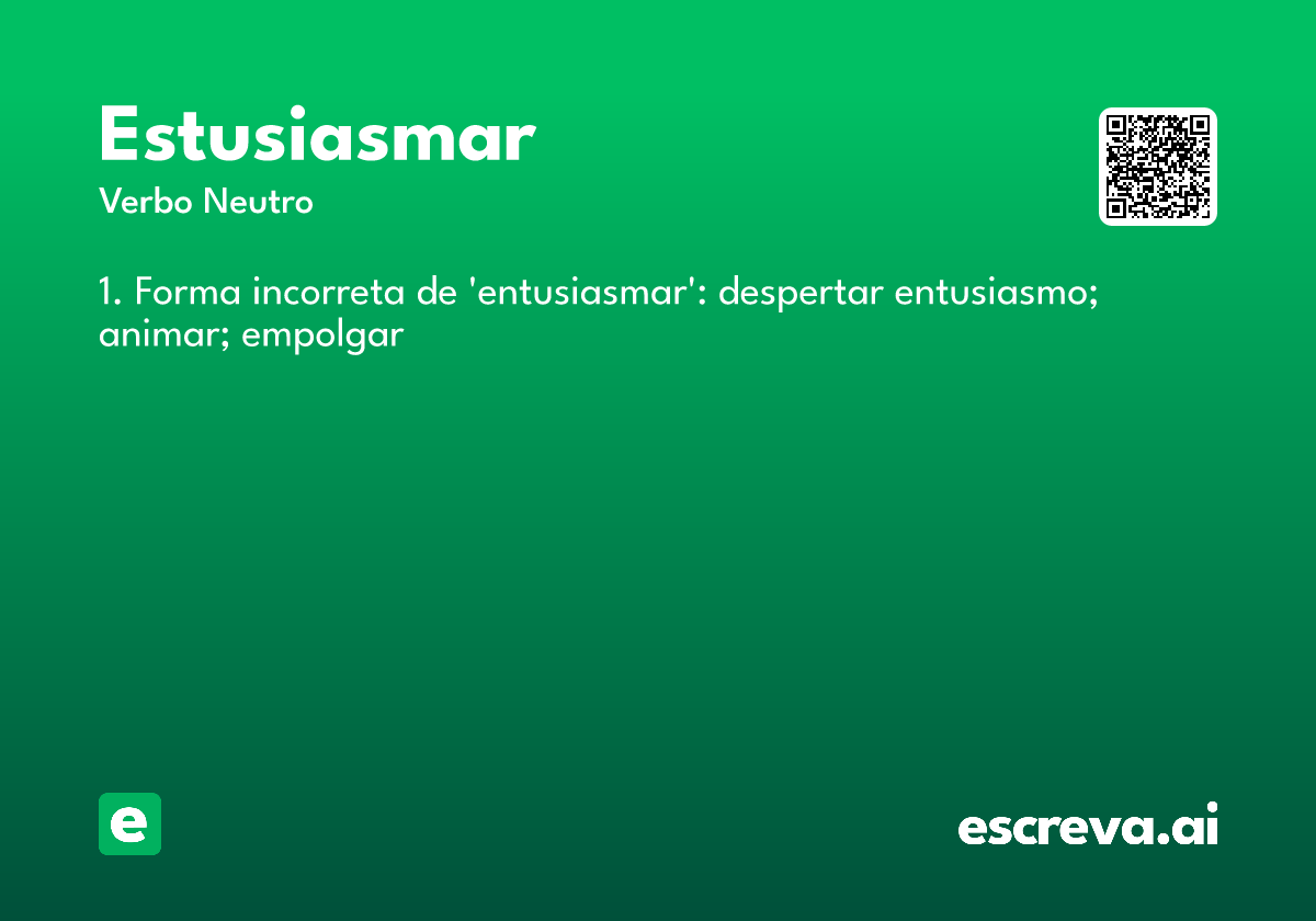 estusiasmar
