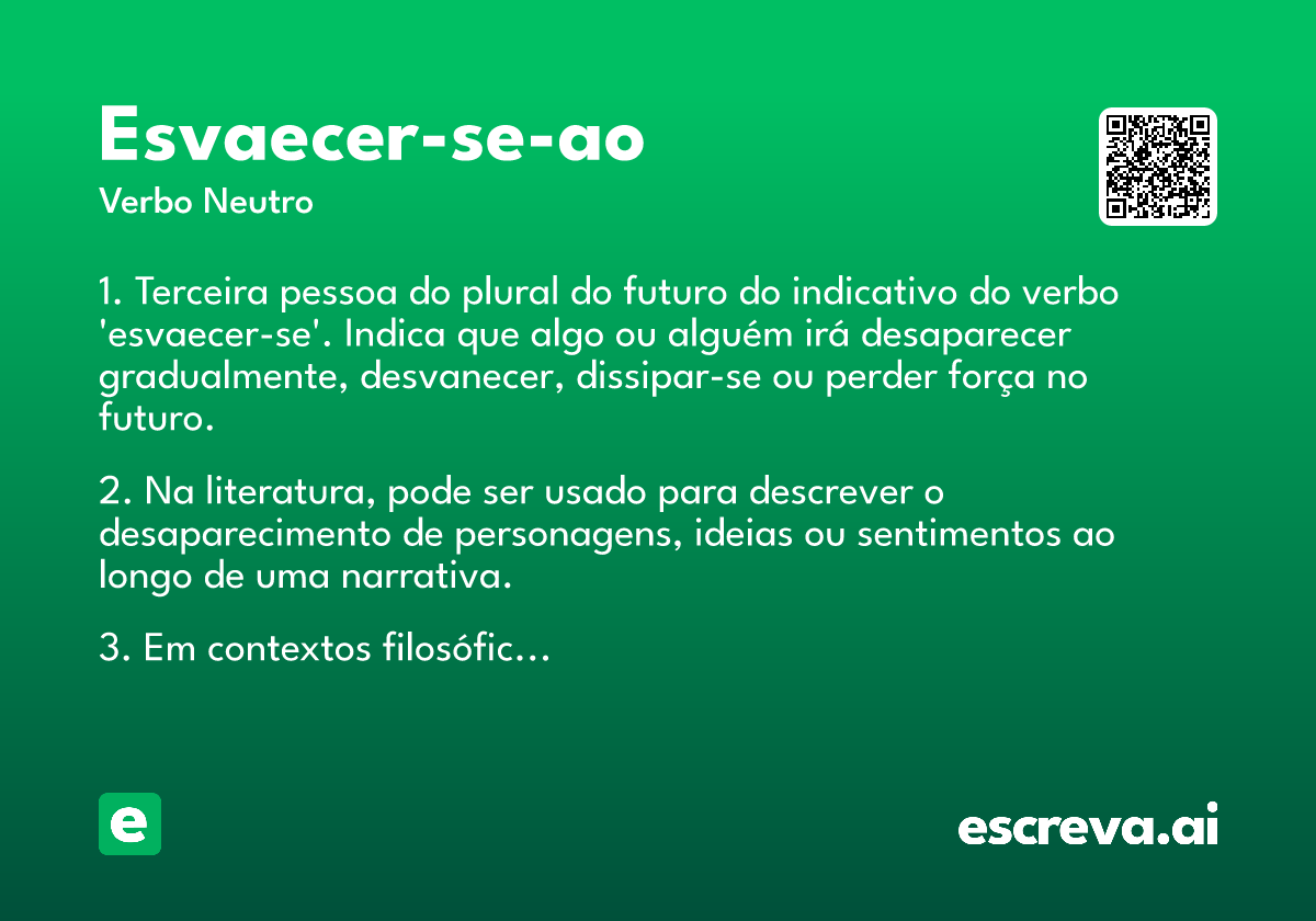 esvaecer-se-ao