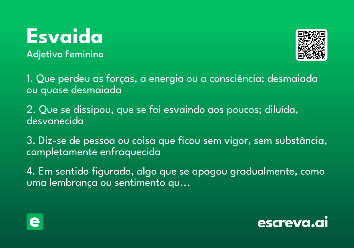esvaida