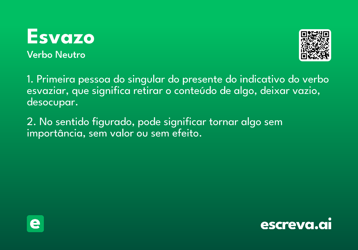esvazo