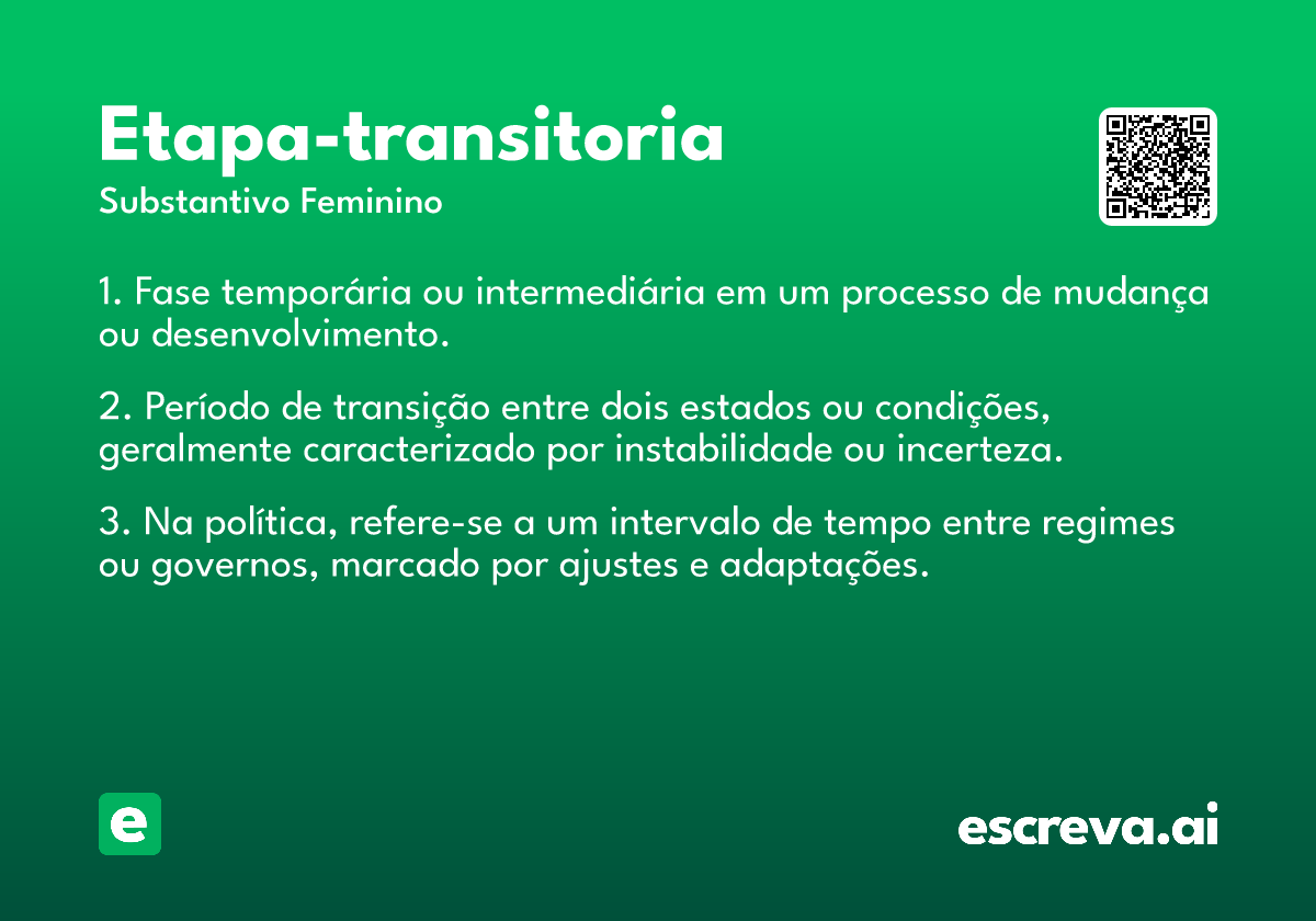 etapa-transitoria
