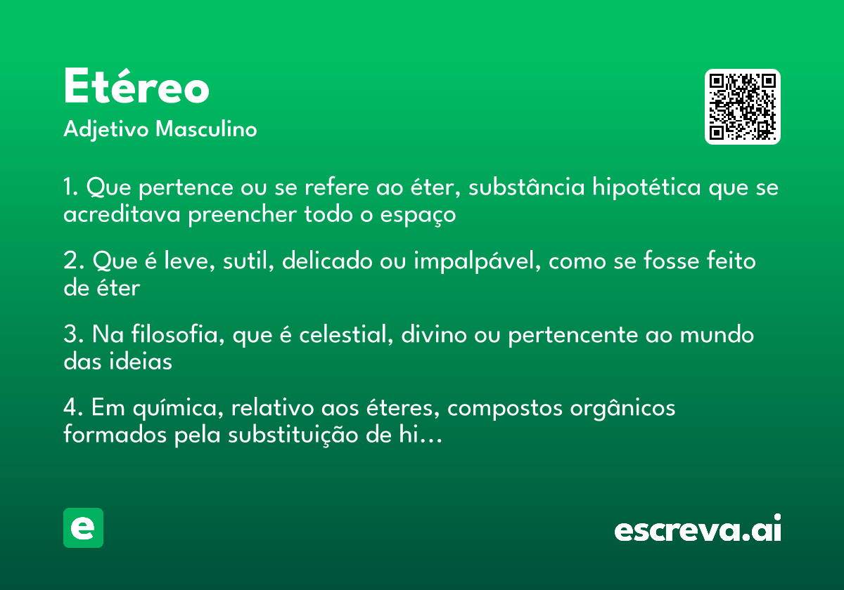 etéreo