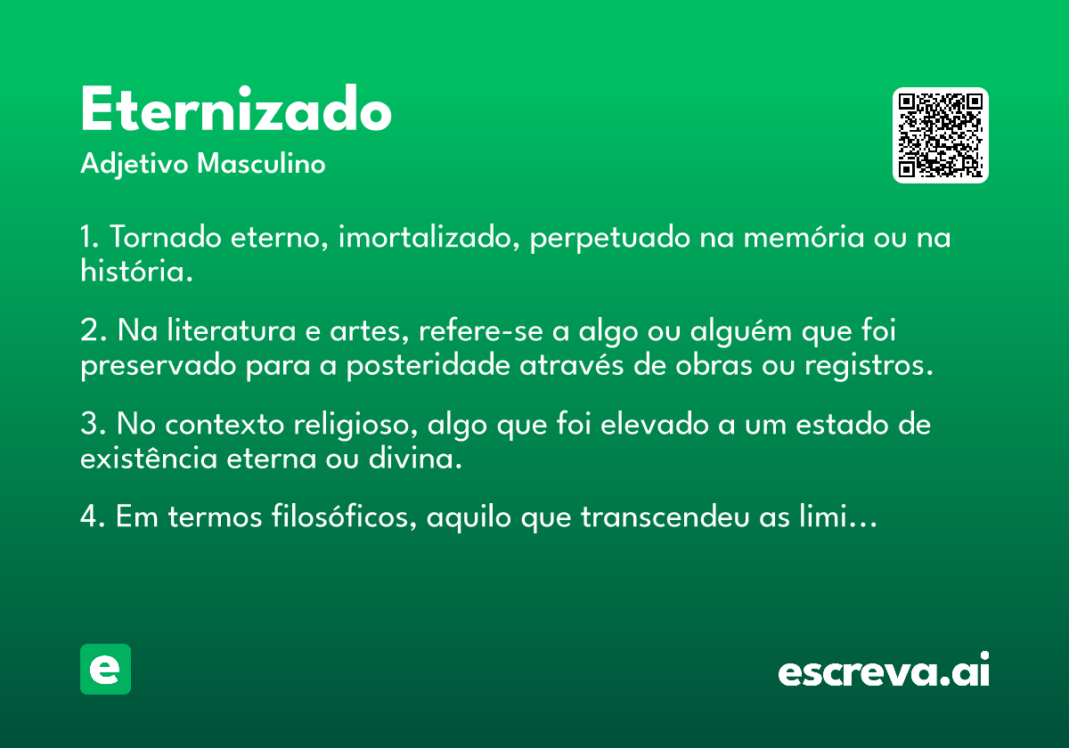 eternizado