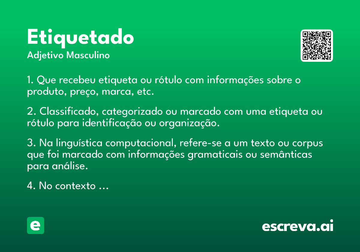 etiquetado