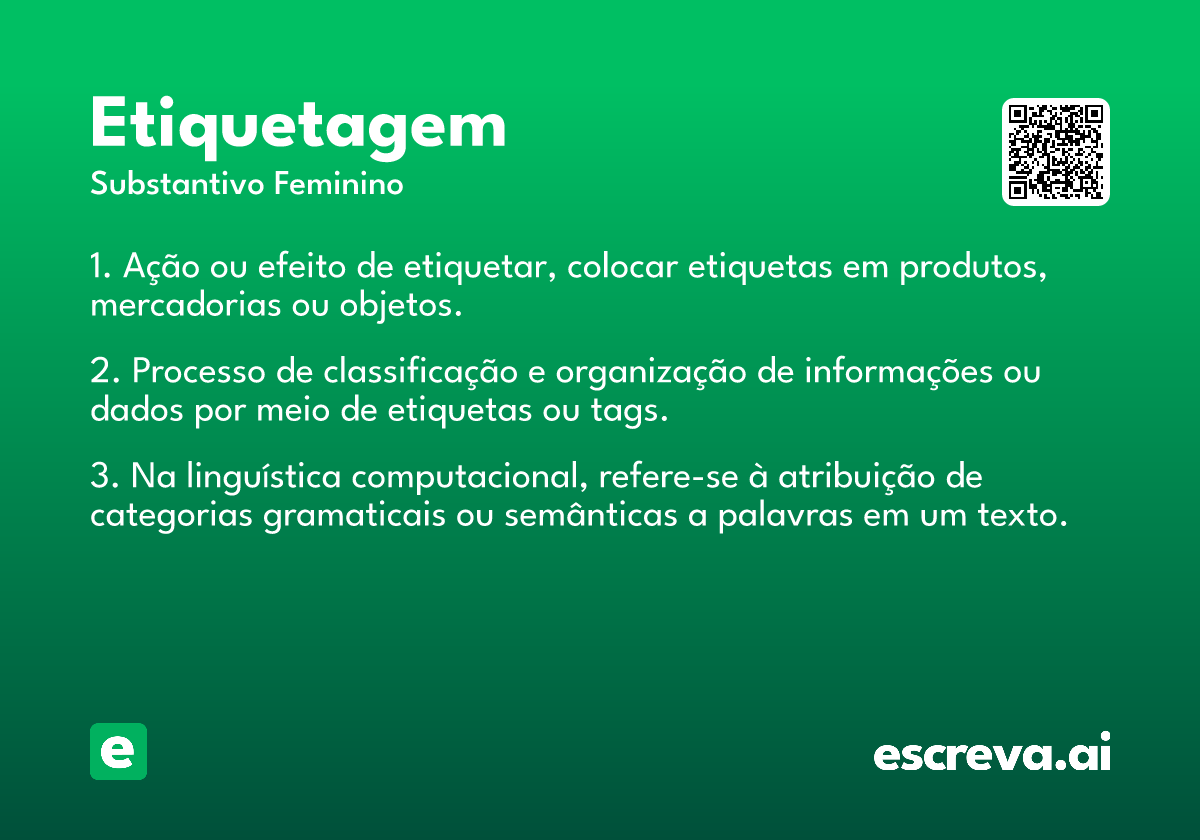 etiquetagem