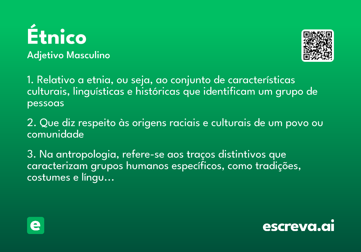 étnico
