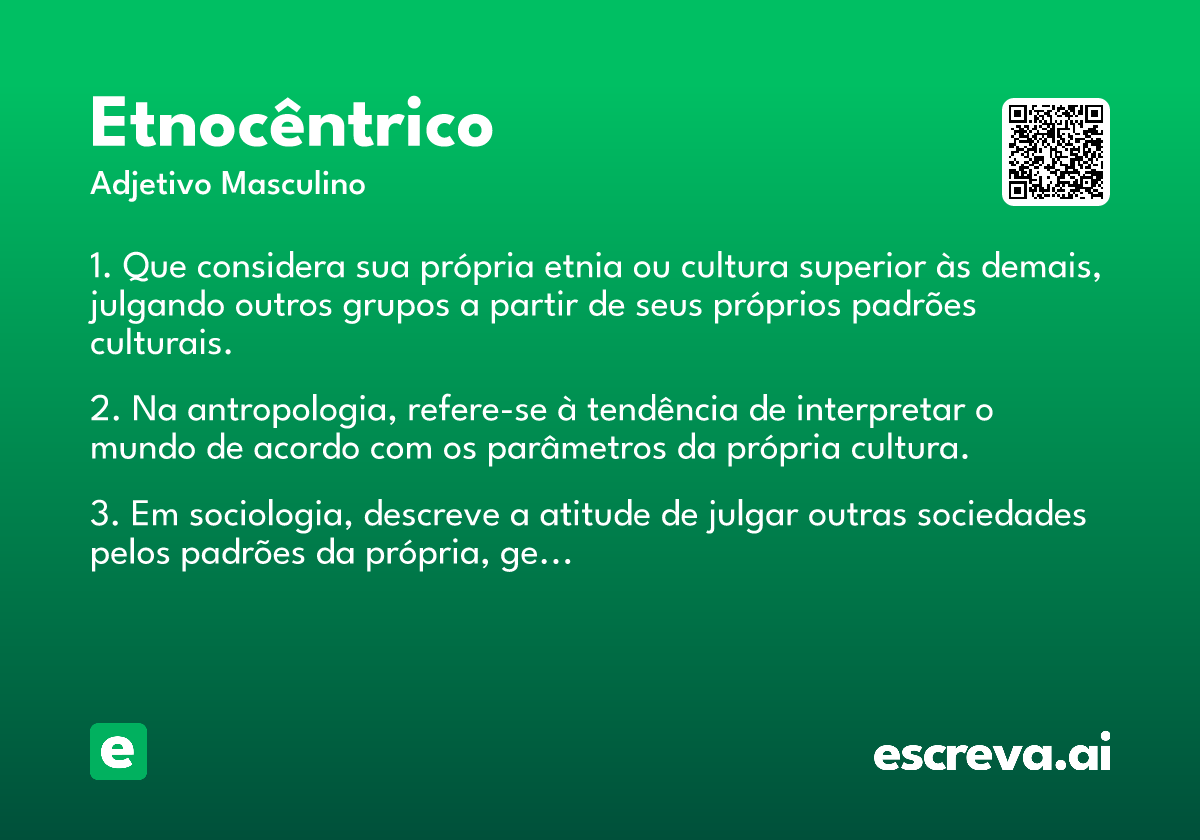 etnocêntrico