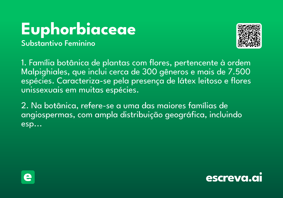 euphorbiaceae